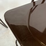 Vintage Ted Folding chairs Niels Gammelgaard for Ikea - Set of four - in Dark Brown