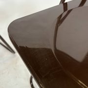 Vintage Ted Folding chairs Niels Gammelgaard for Ikea - Set of four - in Dark Brown