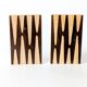 Pair of wooden bookends, Bauhaus style, 1950s