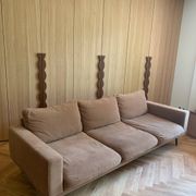 3-seater sofa BoConcept Carlton with ottoman – Vintage style from the 60s/70s