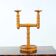 Mid-century wooden candle holder, Czechoslovakia, 1950s