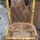 Louis sognot chaise osier rotin vintage