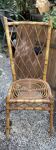 Louis sognot chaise osier rotin vintage