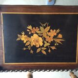 Side table in marquetry