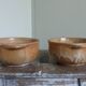 Stoneware ear bowls