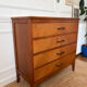 Commode en chêne années 50/60 vintage 