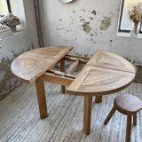 Maison Regain round elm table