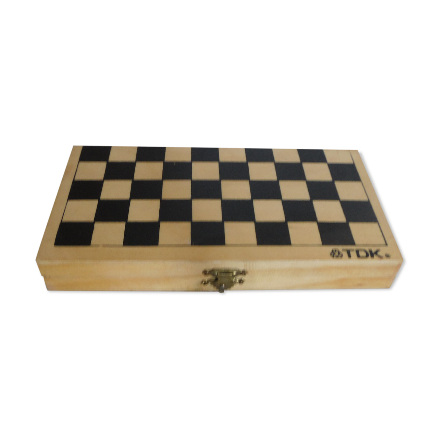 Checkers game and backgammon travel wood