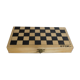 Jeu dame et backgammon de voyage bois