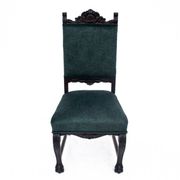 A pair of antique chairs on lion's paws, Western Europe, circa 1920.