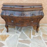 Vintage Louis XV style tomb chest of drawers