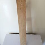 Vintage raw wood wall coat rack