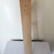 Vintage raw wood wall coat rack