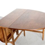 Midcentury Drop Leaf Teak Table. Vintage Modern / Retro / Danish Style.