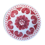 Plat vintage rouge