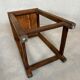 Brutalist side or plant table – oak
