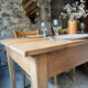 Old solid wood table