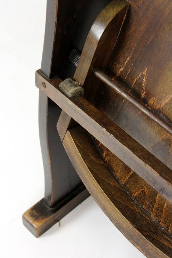 Chaise de cinéma, théâtre TON (Thonet) en bois, années 1940