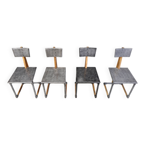 Chaises industrielles - lot