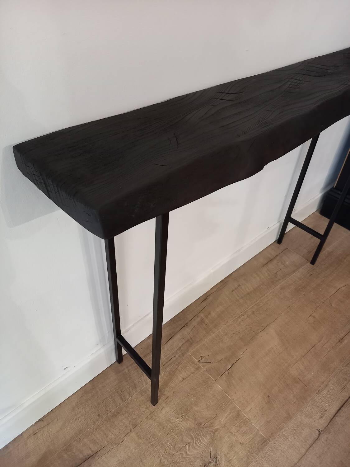 Solid wood console