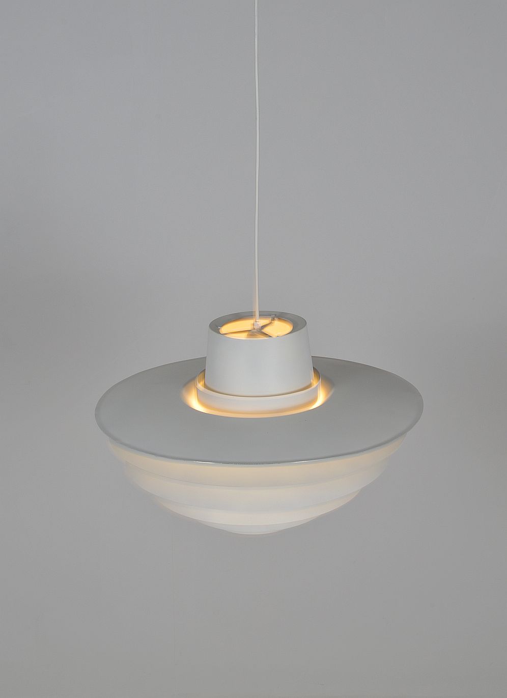 Danish XL hanging lamp 'Verona' designed by Sven Middelboe for Nordisk Solar
