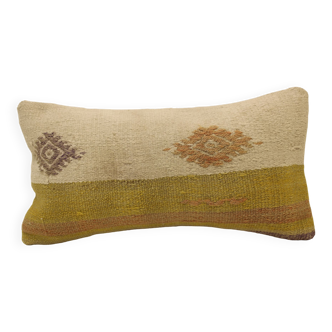Turkish kilim pillow,20x40 cm