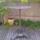 Bistro table, art deco pedestal, year 1930