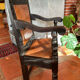 English armchair from the 17th century, Wainscot armchair.
