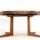 Table à manger ovale extensible Gudme 'Jysted' - design danois en teck vintage
