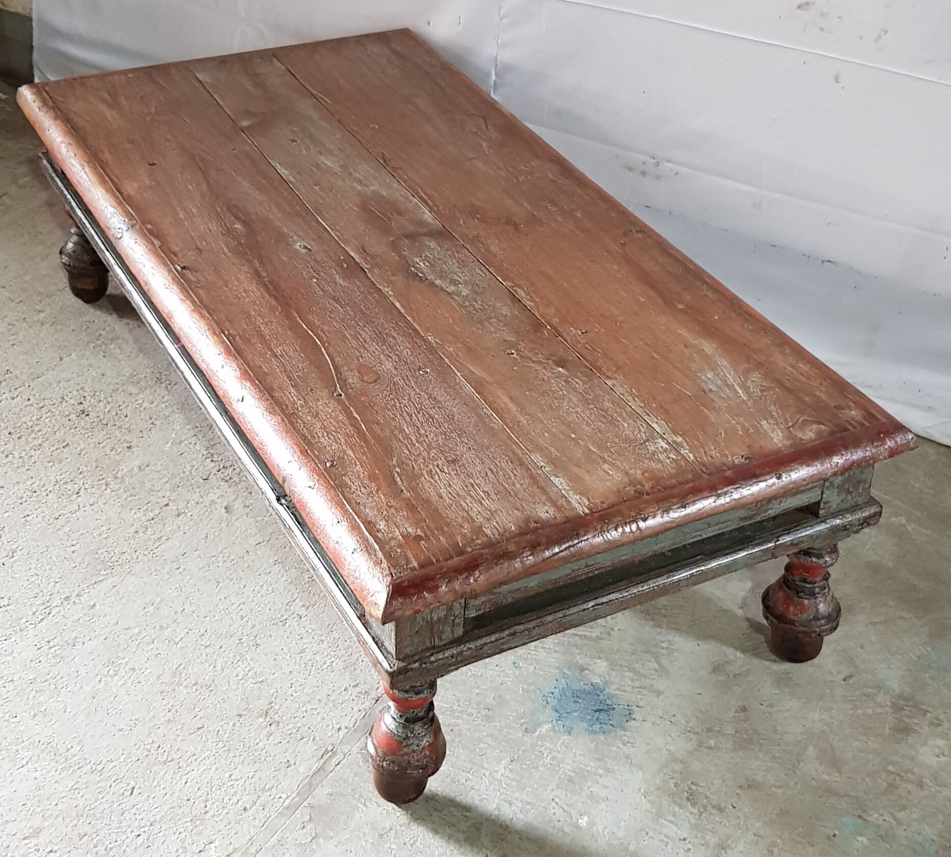 Old teak coffee table