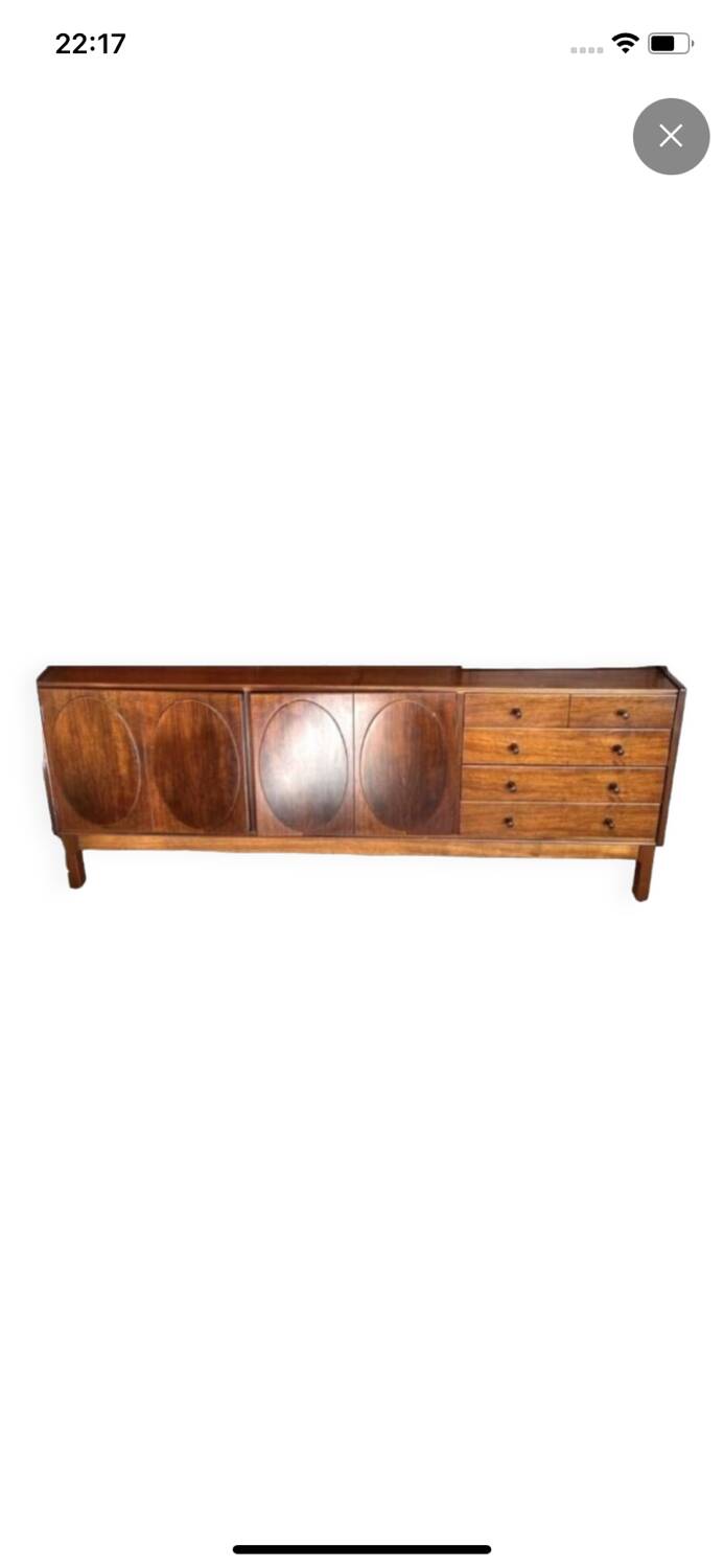 Enfilade scandinave vintage en teck