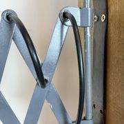 Black Industrial Soviet Scissor Wall Lamp, 1960s