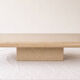 Jean Claude Mahey coffee table in speckled resin and wood, 1970s.