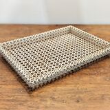 Top in white lacquered metal mathieu mategot