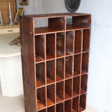 Casier de tri ancien en bois