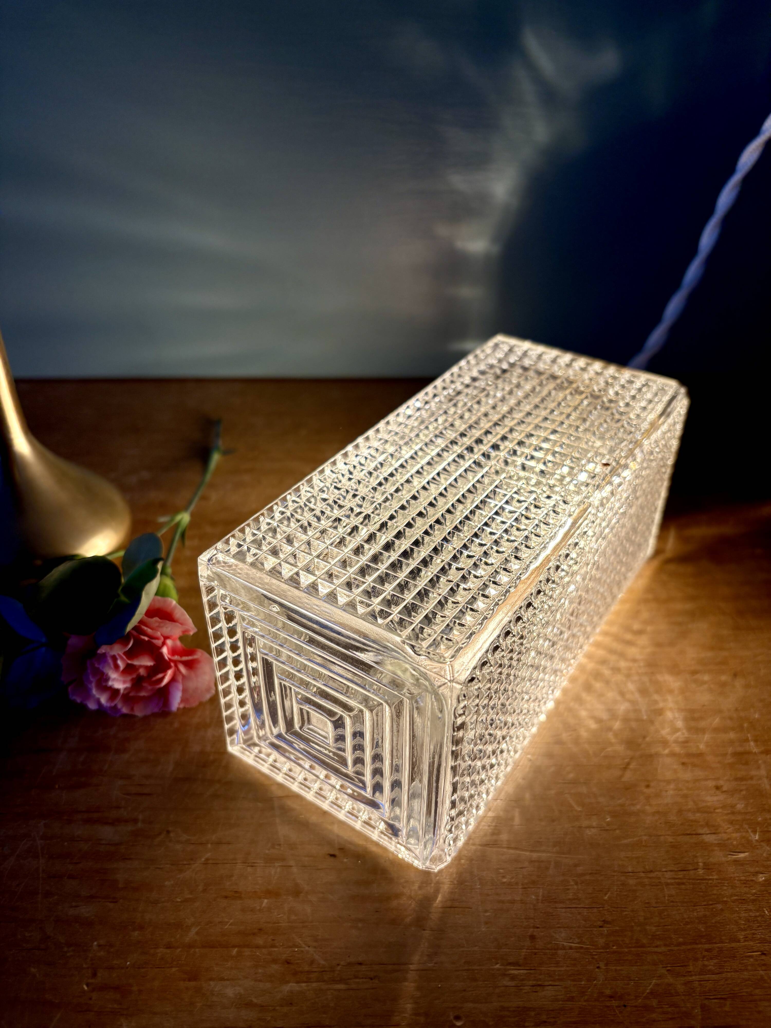 Vintage glass globe portable or table lamp