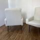 Pair of "Troïka" armchairs by Pierre Guariche, Airborne. Reupholstered 2026.
