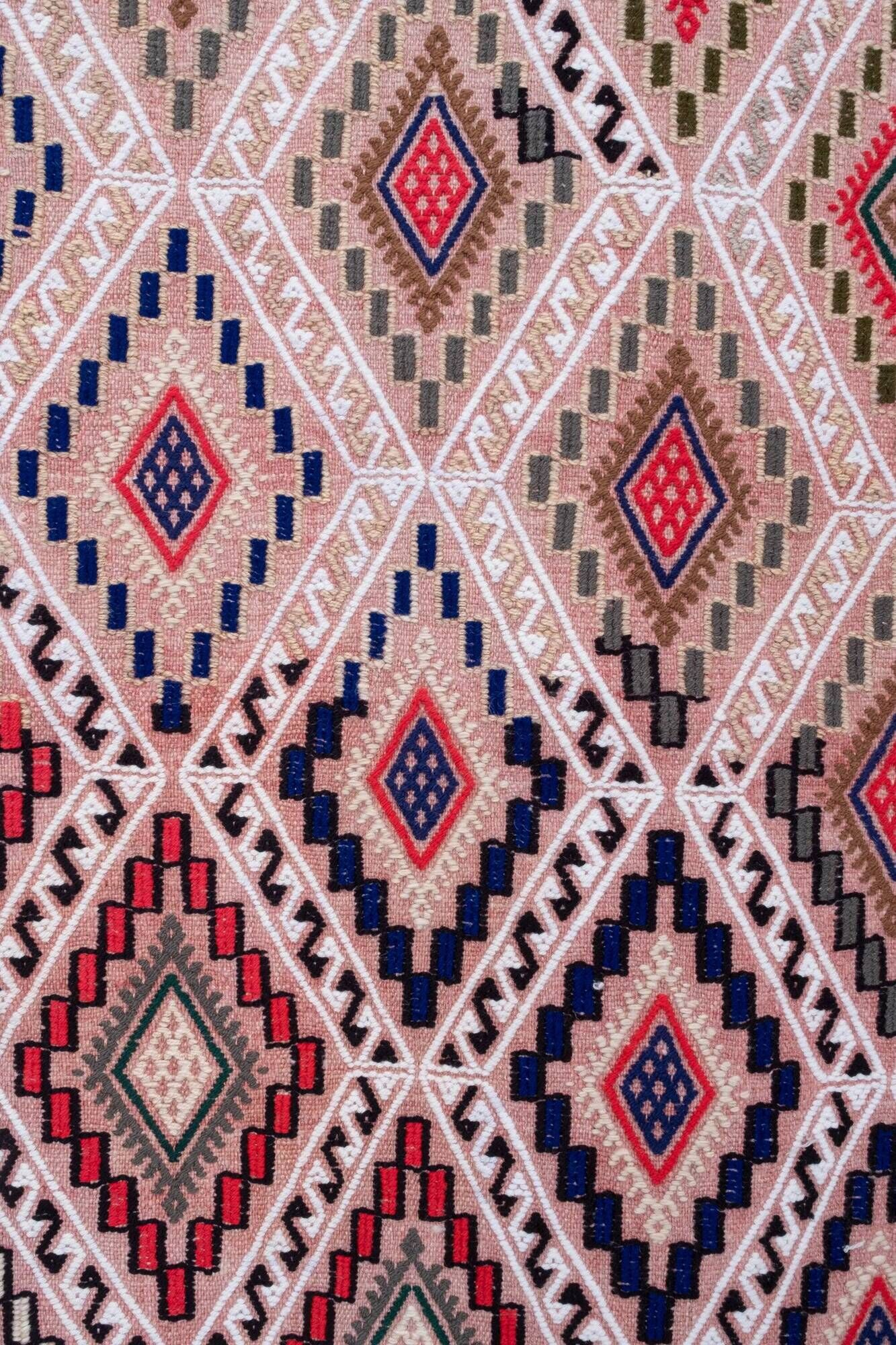 Vintage Turkish kilim, handwoven, 177x292 cm.