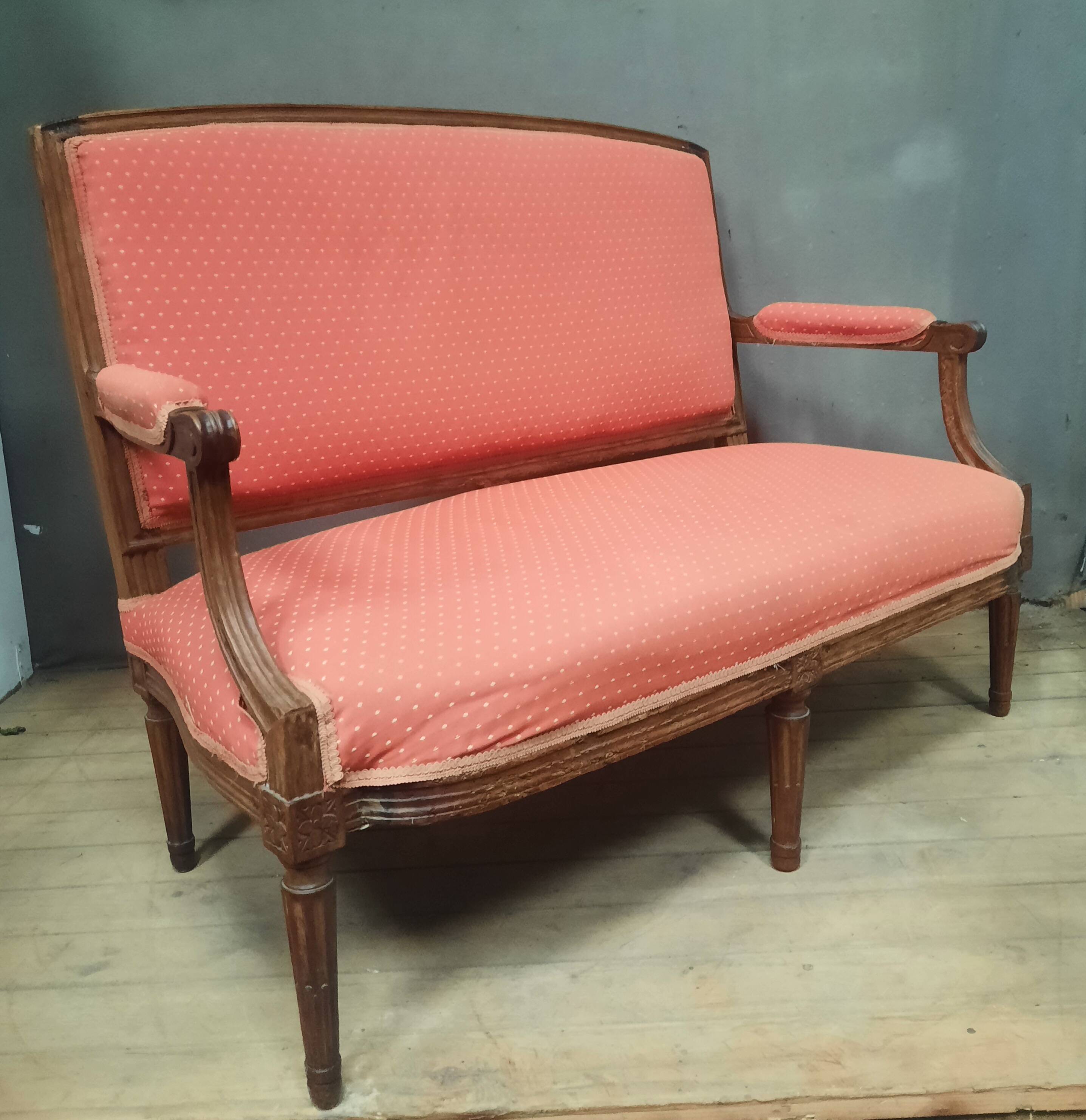 Deep Louis XVI period sofa