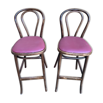 Paire de tabourets de bar