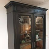 Showcase library cabinet of curiosities black Napoleon III