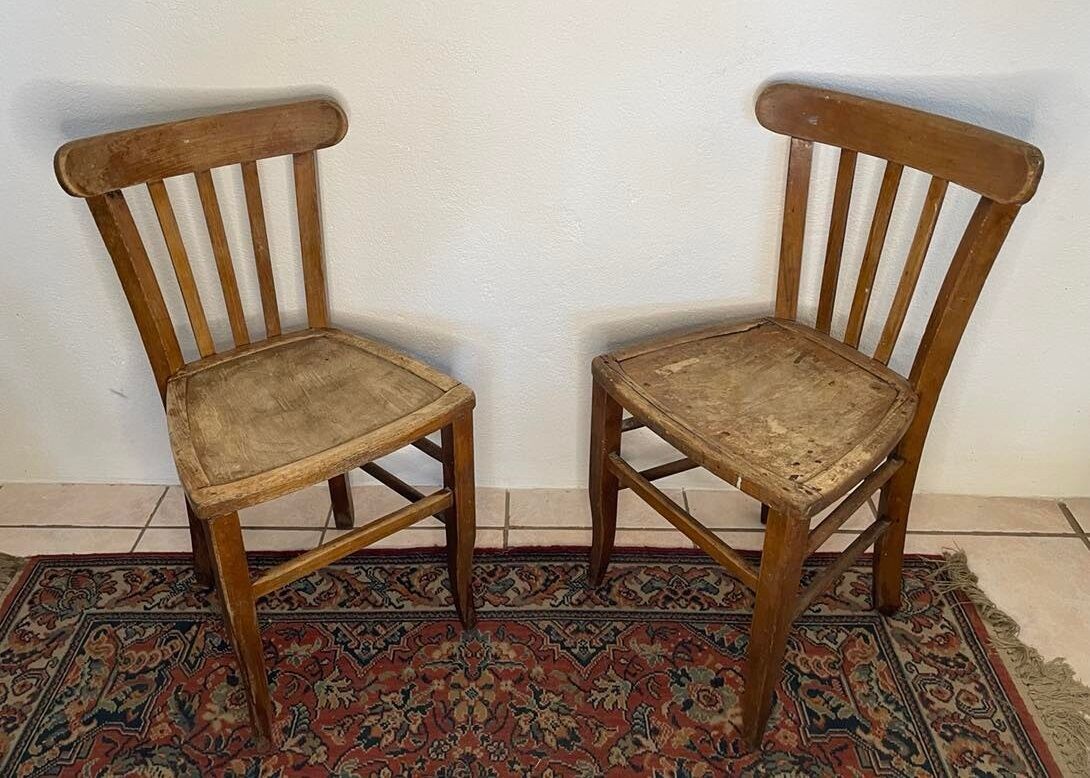 Lot de 2 chaises bistrot