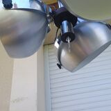 Suspension Lustre Space Age 1970 Eyeball Massive Art Belgium brushed aluminium