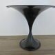 "Diabolo" fruit bowl with tulip base, made of metal, 1970s 80s.