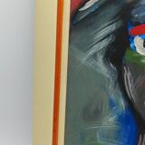 Portrait moderniste "L'homme arc en ciel déstructuré "