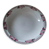 Plat creux rond porcelaine St Amand Cabourg