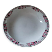 Round hollow porcelain dish St Amand Cabourg