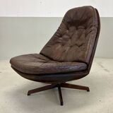 Vintage Danish Reclining Lounge Chair By Madsen & Schübel, 1970S