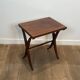 Pair of Mahogany Side Tables with X-shaped Legs. French Work. Circa.