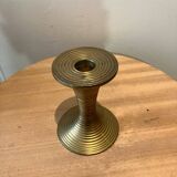 gilded brass candle holder